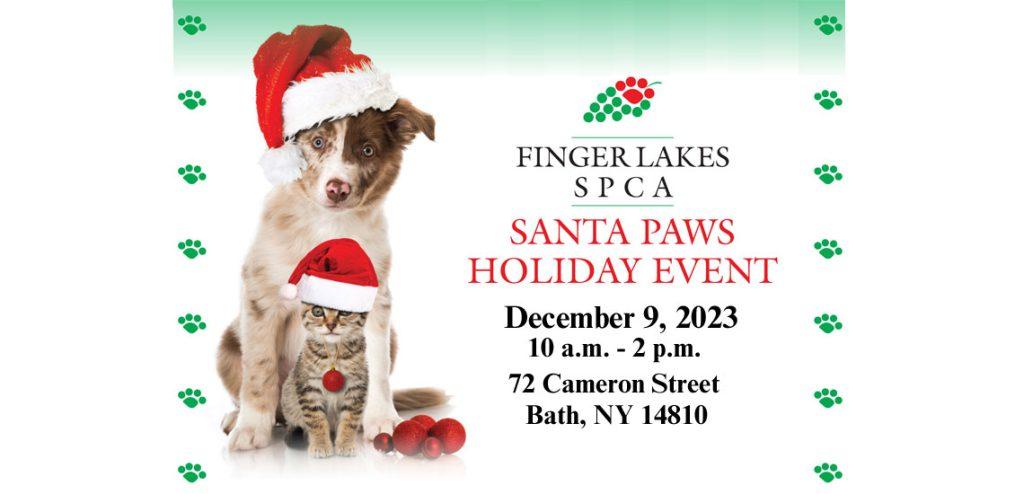 Finger Lakes SPCA | Santa Paws Holiday Event December 2023